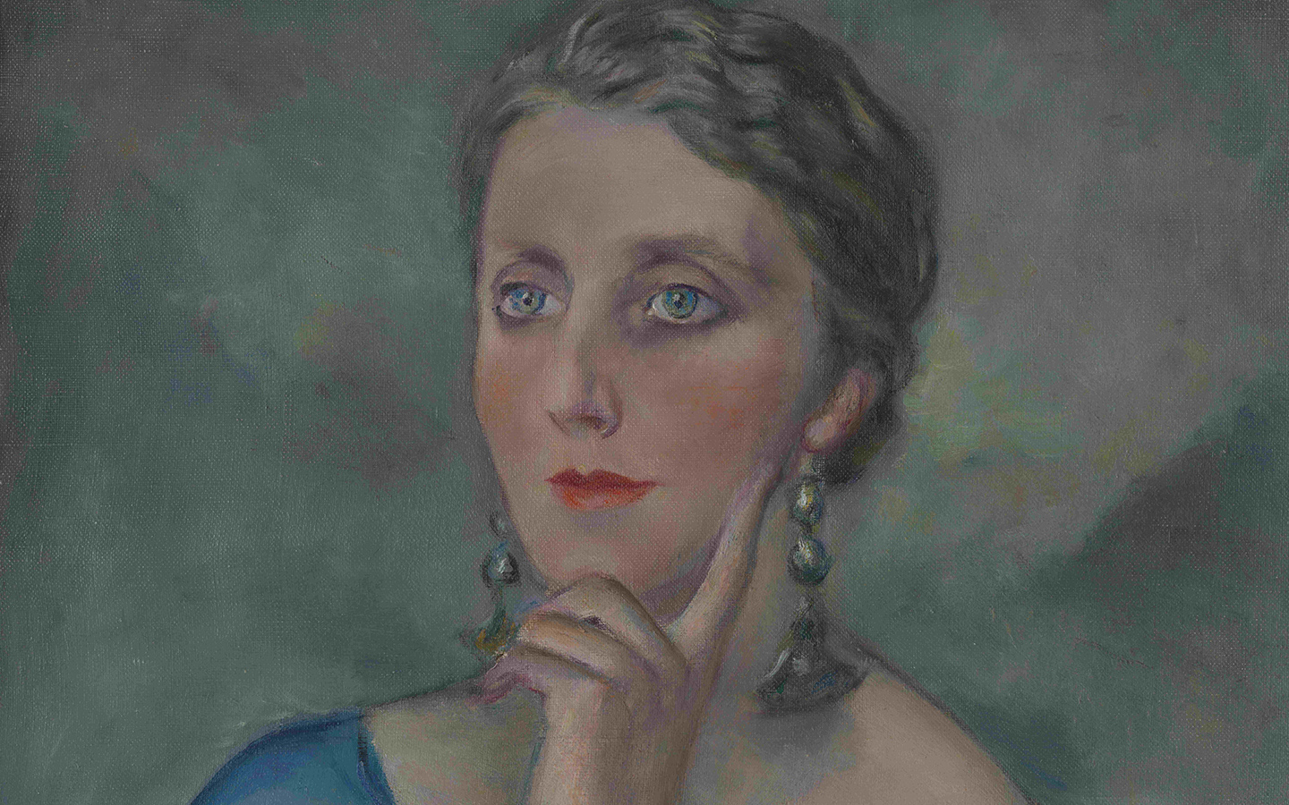 Portrait of Louise Hanson-Dyer by Giovanni Costetti, 1929. 