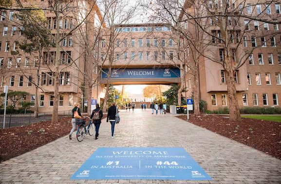 Entrance to the University of Melbourne.