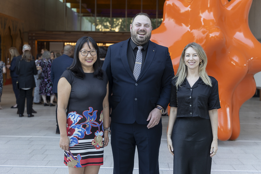 Associate Professor Louise Cheng, Associate Professor Garron Dodd and Professor Laura Mackay are the recipients of the NHMRC research excellence awards. Image credit: Hilary Wardhaugh Photography.