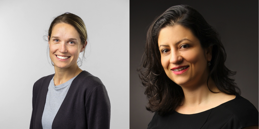 Dr Rachel Toovey and Professor Elif Ekinci. 
