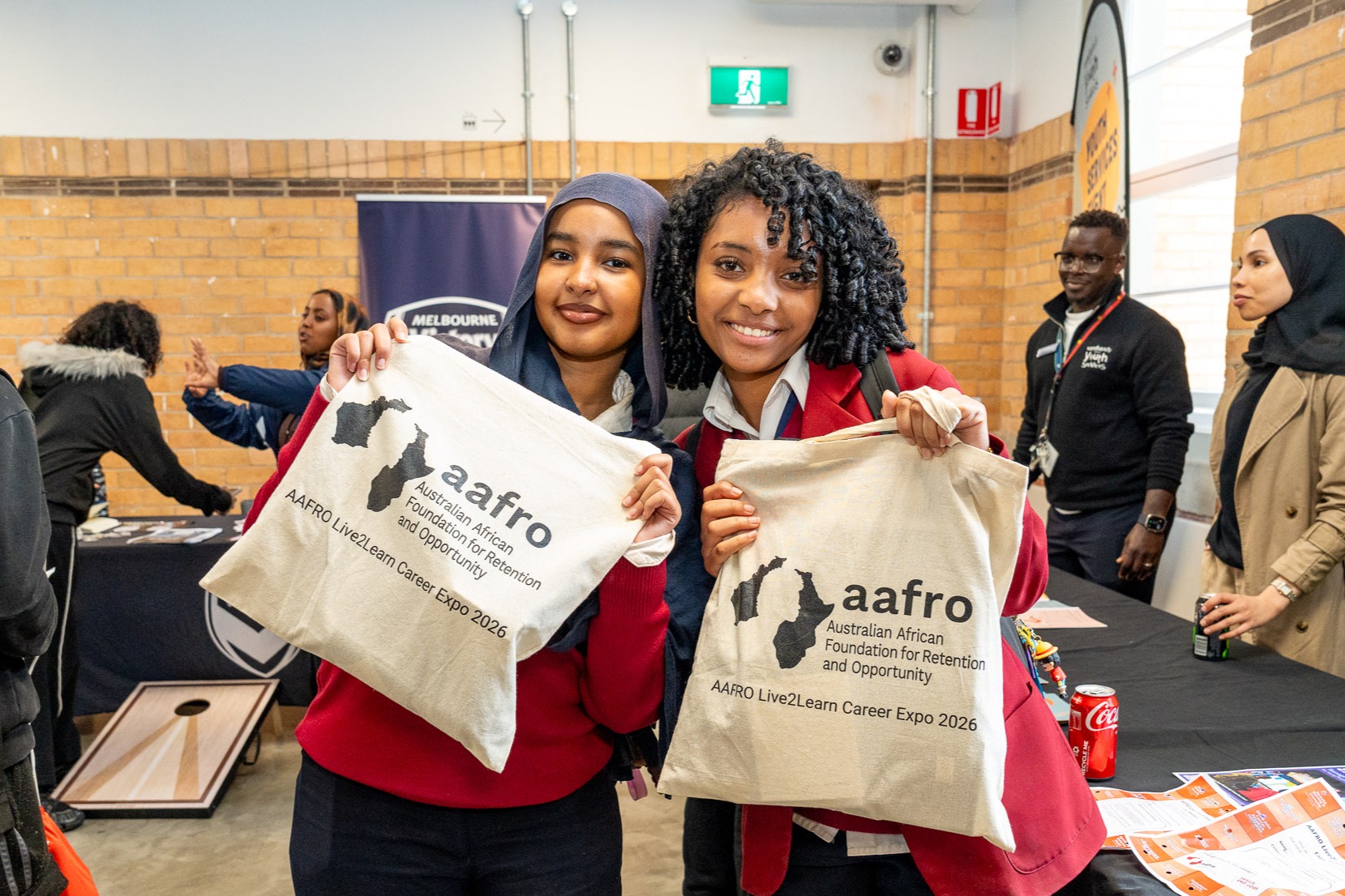 Students explored several interactive booths and stalls to learn more about career pathways. Picture: David Darlington, Grid 9 Photos