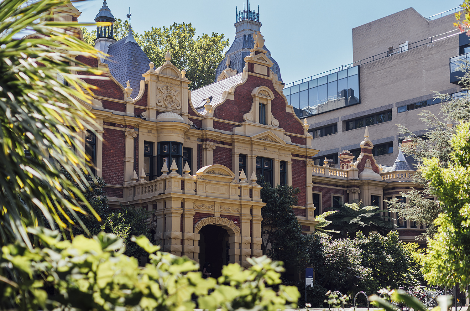 Historic university building 