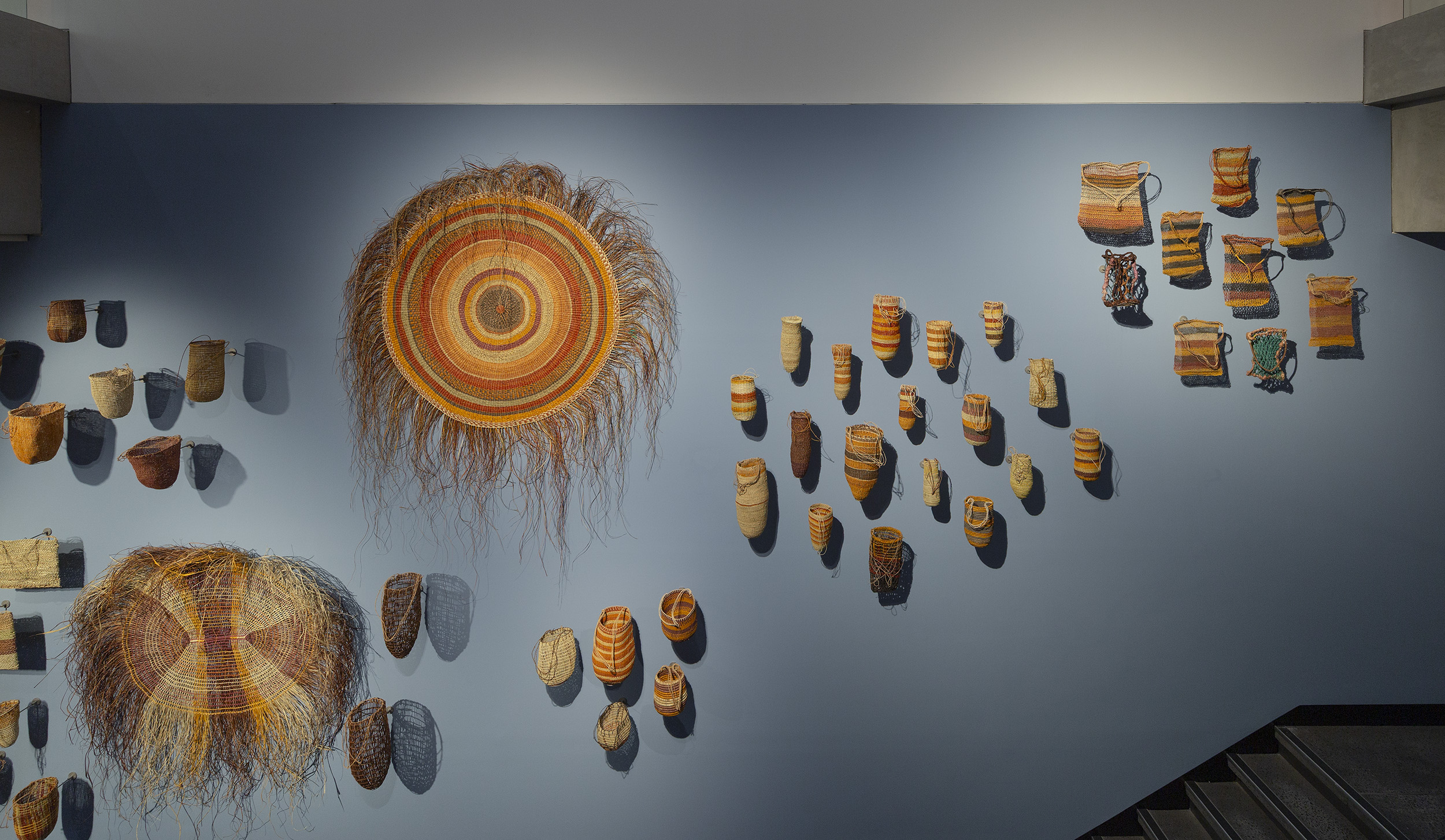 Installation view of 65,000 Years: A Short History of Australian Art, Potter Museum of Art, The University of Melbourne, 2025. Image: Christian Capurro.