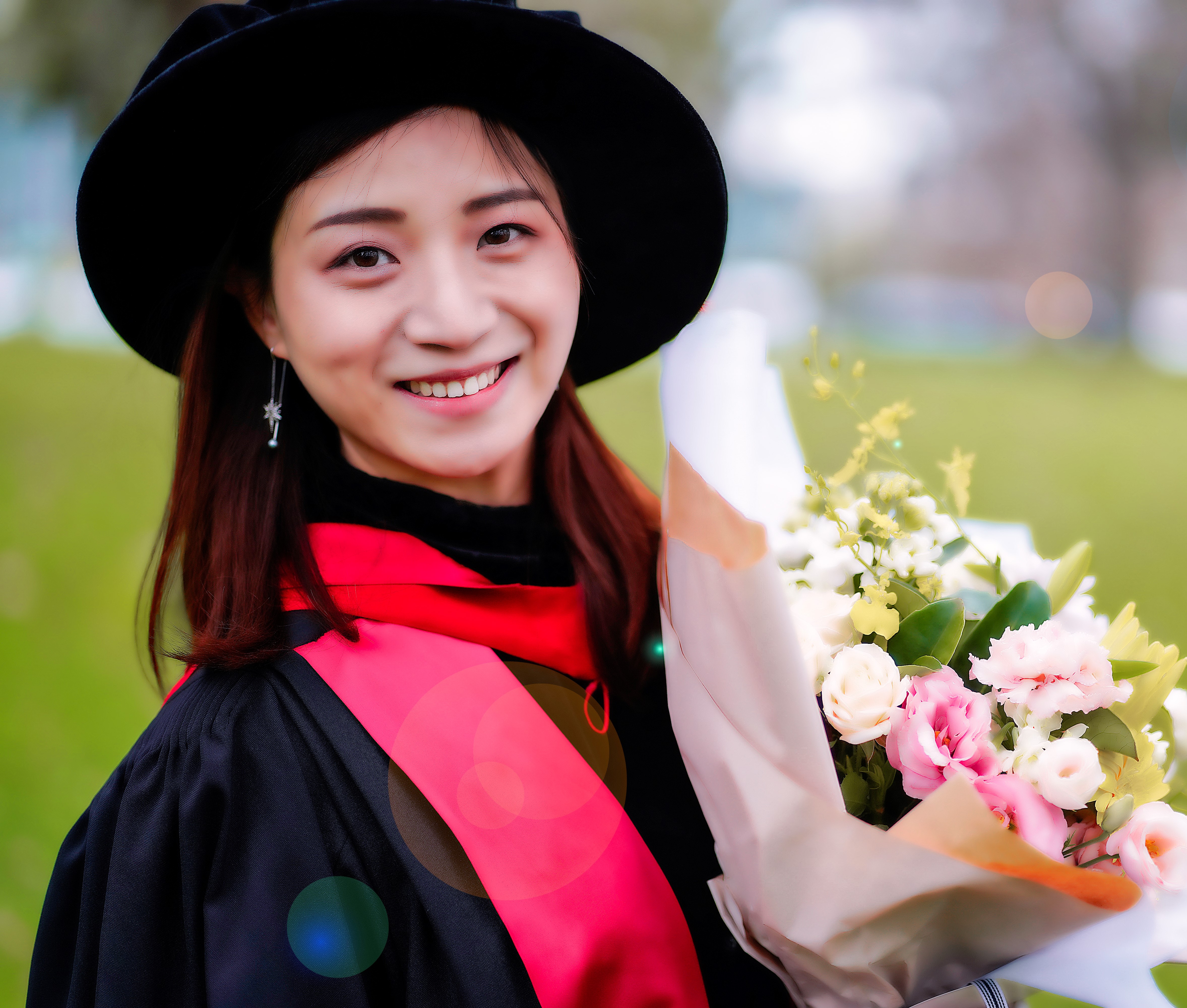 Dr Xia (Emma) Liang in her graduation regalia
